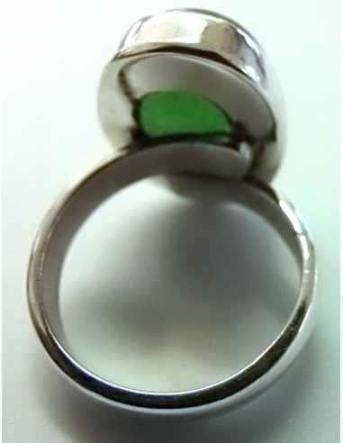 Jade Bague reglable argent