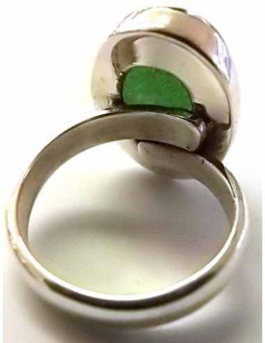 Jade Bague reglable argent