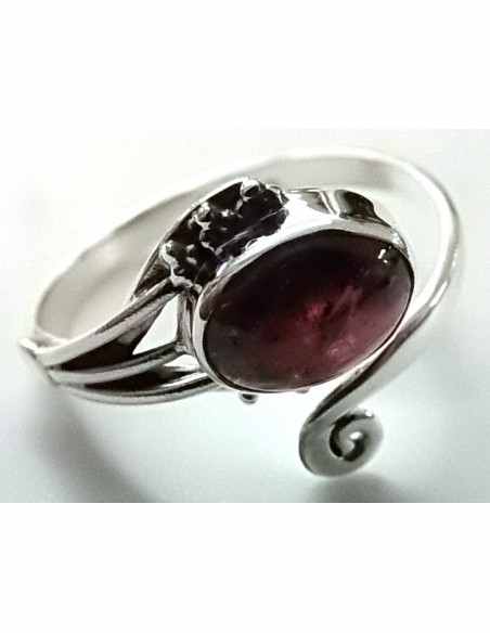 Bague reglable pierres montees en argent Bague reglable pierres montees en argent