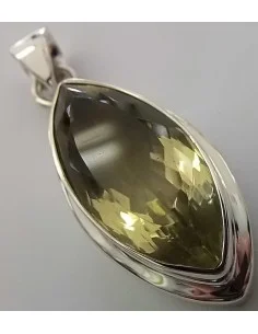 Topaze doré monté en argent