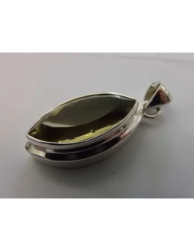 Topaze doré monté en argent