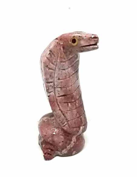 Serpent en pierre stéatite