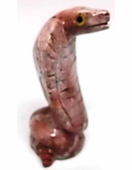 Serpent en pierre stéatite