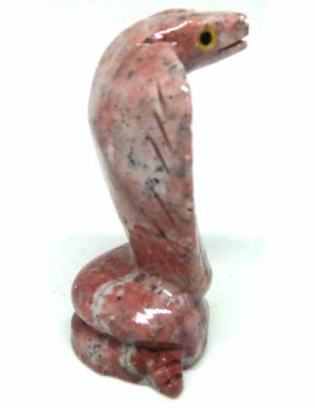 Serpent en pierre stéatite