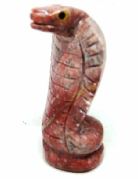 Serpent en pierre stéatite