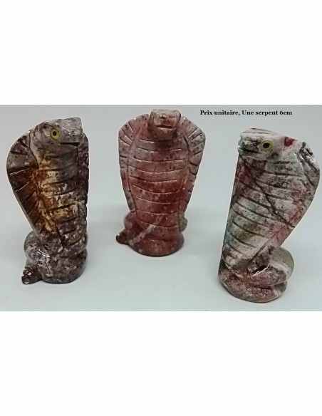 Serpent en pierre stéatite