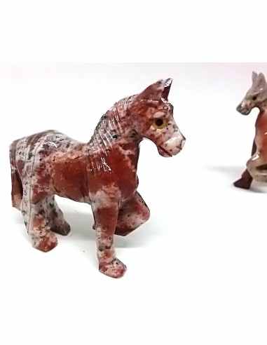 Cheval pierre steatite 6cm