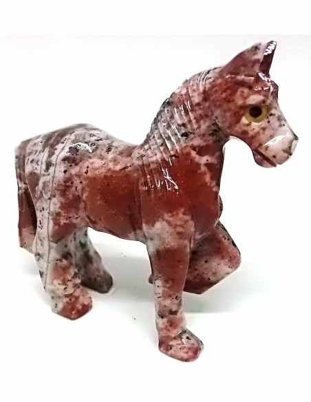Cheval pierre steatite 6cm Cheval pierre steatite 6cm