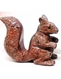 Ecureuil en pierre stéatite