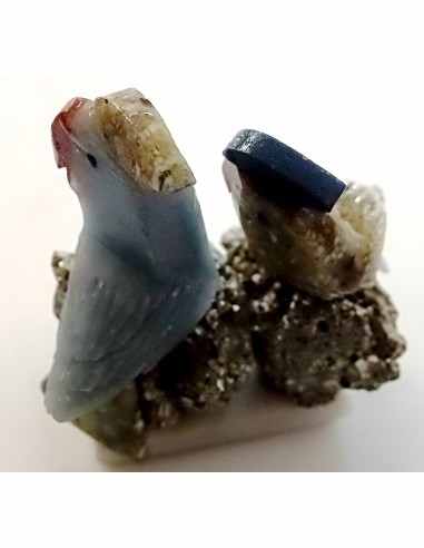 Deux oiseaux  en pierre