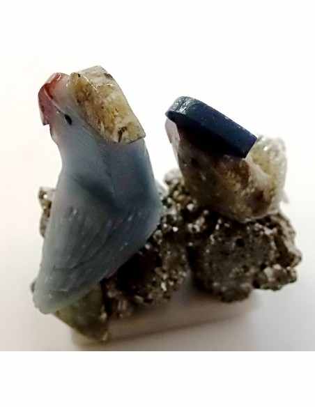 Deux oiseaux  en pierre