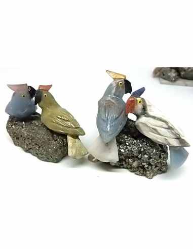 Deux oiseaux  en pierre