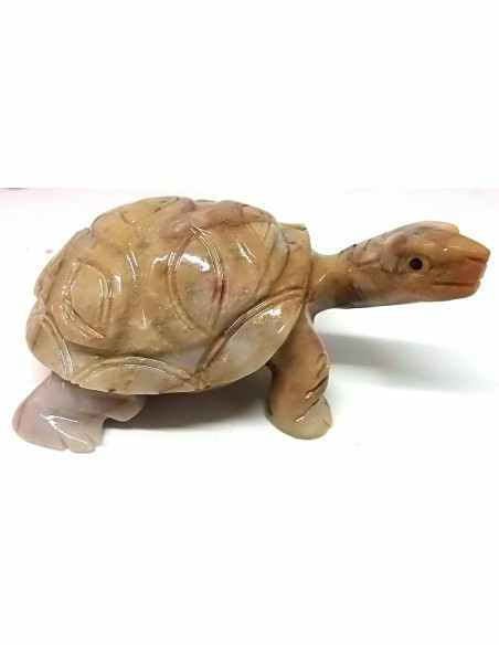 Tortue pierre steatite 8cm Tortue pierre steatite 8cm