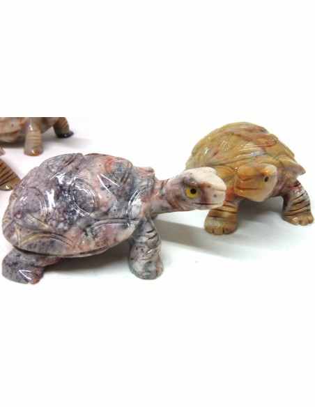 Tortue pierre steatite 8cm Tortue pierre steatite 8cm