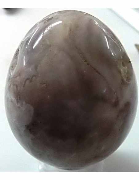 Oeuf calcedoine rose 48mm Oeuf calcedoine rose 48mm