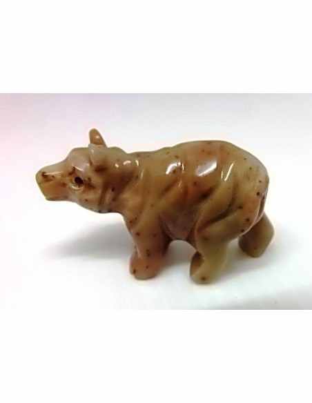 Ours en pierre steatite 3cm