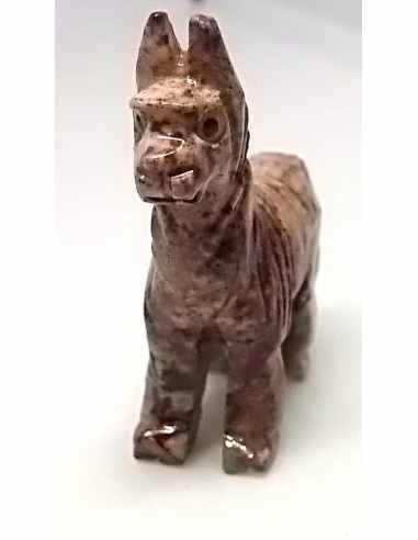 Lama en pierre stéatite