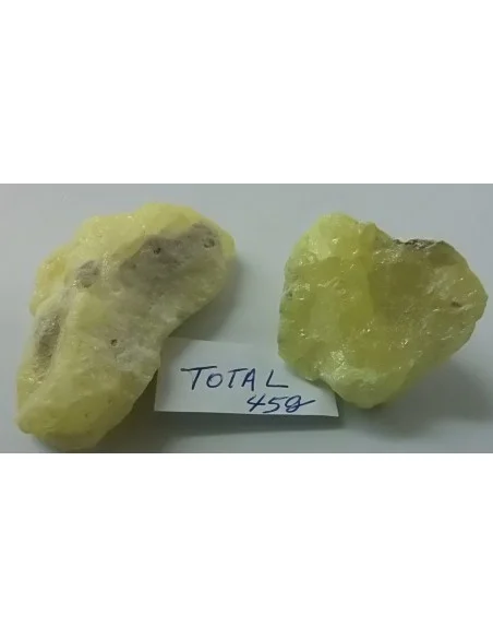 Soufre natif provenant de Bolivie