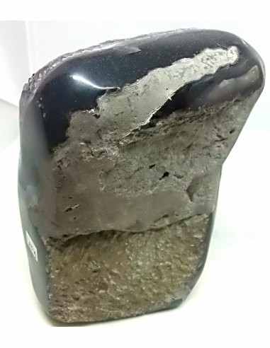 Magnifique Geode amethyste sur agate