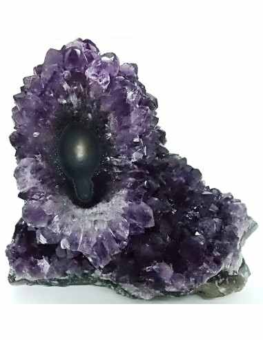 Geode amethyste cactus