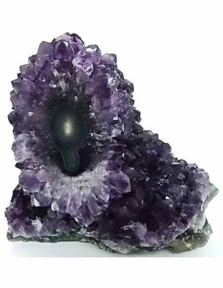 Geode amethyste cactus