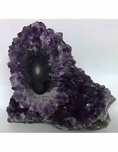 Geode amethyste cactus