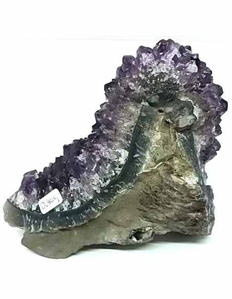 Geode amethyste cactus