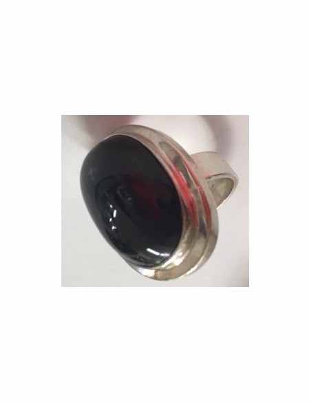 Manifique Black star Bague argent