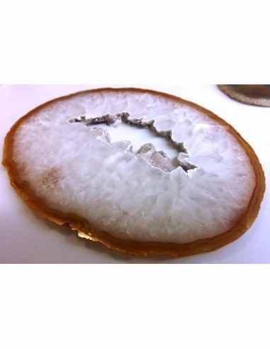 Tranche agate avec amethyste