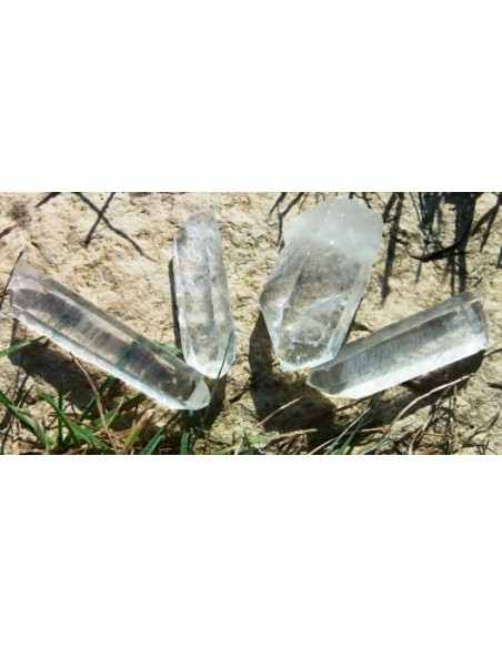 Quartz/cristal de roche en pointe BRUT