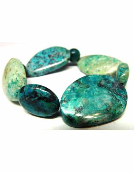 Bracelet turquoise, shattuckite