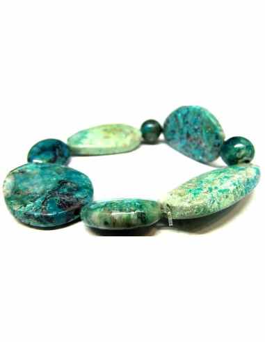 Bracelet turquoise, shattuckite