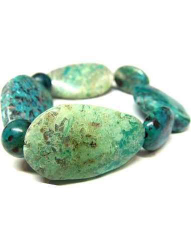 Bracelet turquoise, shattuckite