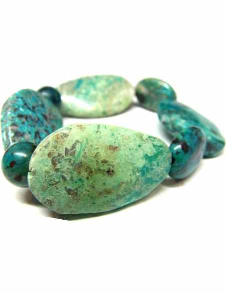 Bracelet turquoise, shattuckite
