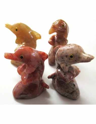 Dolphin pierre stéatite