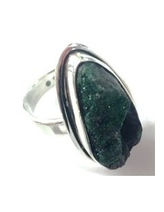 Uvarowite cristalise bague
