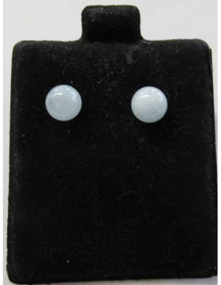 Aigue marine 6mm boucles doreilles Aigue marine 6mm boucles doreilles