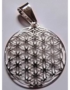 Fleur de vie argent pendentif 2