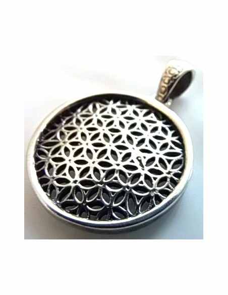 Fleur de vie 25mm, argent