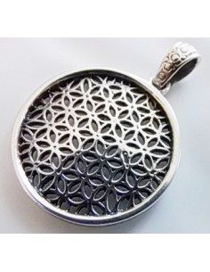 Fleur de vie 25mm, argent 2