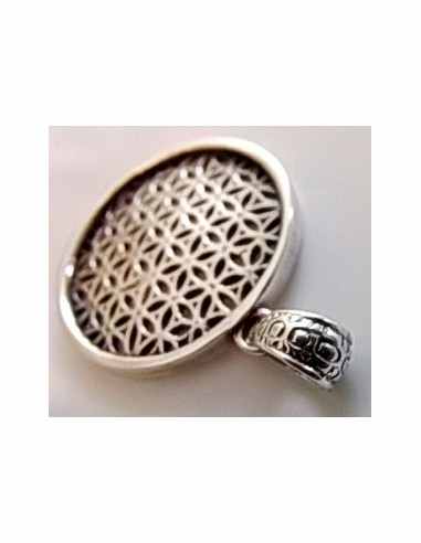 Fleur de vie 25mm, argent