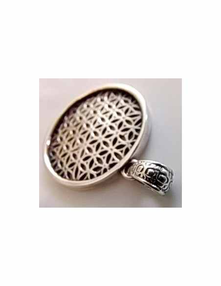 Fleur de vie 25mm, argent