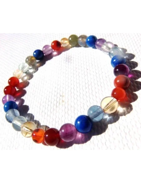 Bracelet 7 chakras 6mm Bracelet 7 chakras 6mm
