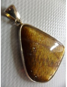 Pierre du soleil pendentif argent