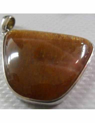 Pierre du soleil pendentif argent