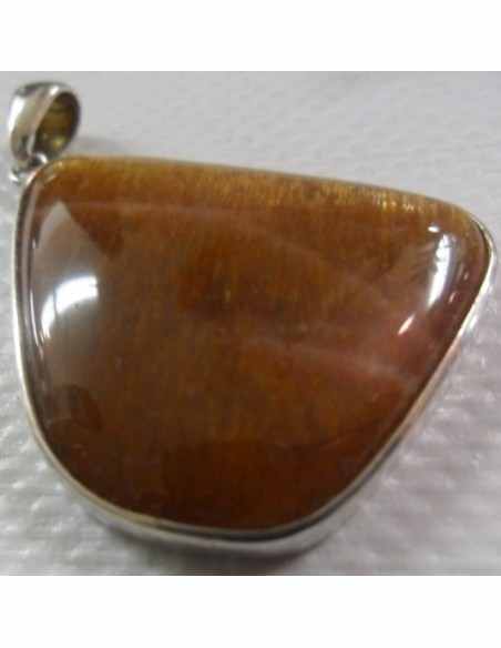 Pierre du soleil pendentif argent