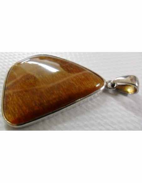 Pierre du soleil pendentif argent