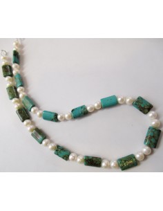 Collier turquoise perles 2