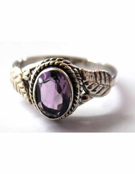 Bague amethyste  gemme Bague amethyste  gemme
