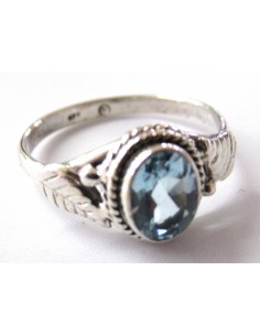 Bague aigue marine  gemme